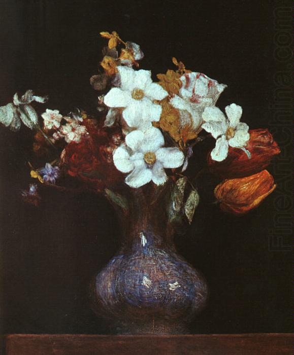Narcissus and Tulips, Henri Fantin-Latour